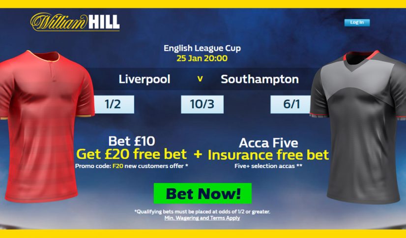 Todays Enhanced Odds - Liverpool v Southampton